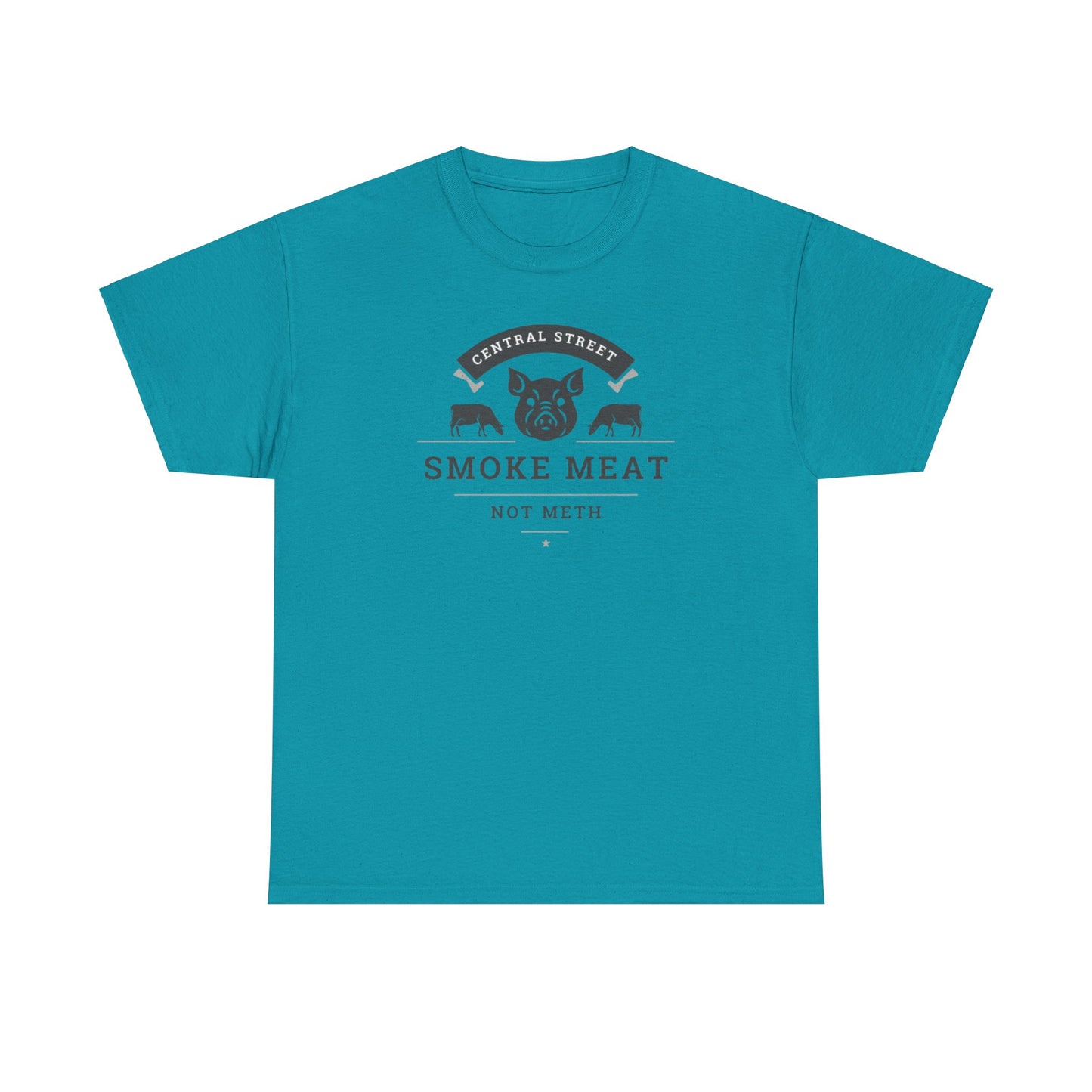 SMOKE MEAT NOT METH Unisex Heavy Cotton Tee