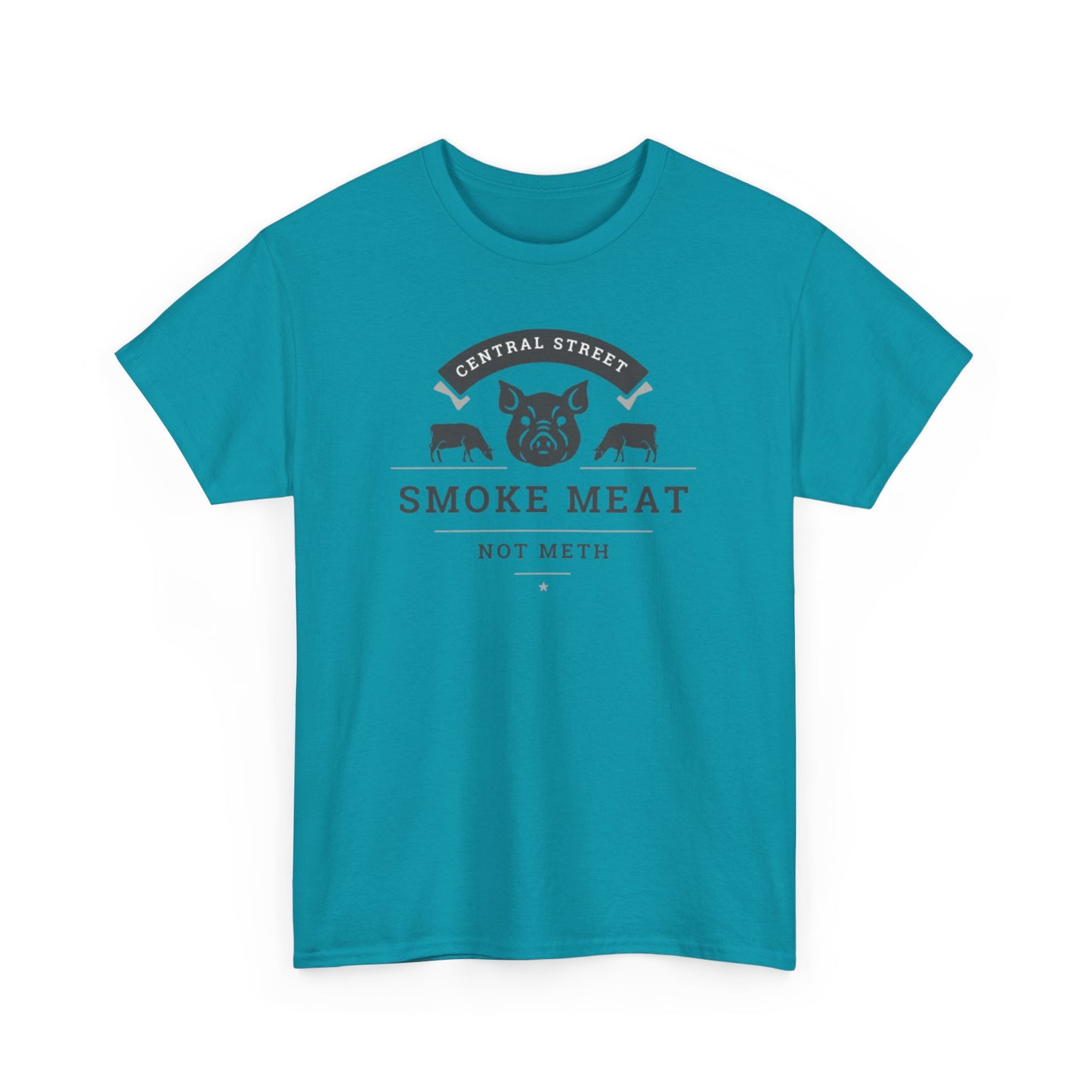SMOKE MEAT NOT METH Unisex Heavy Cotton Tee
