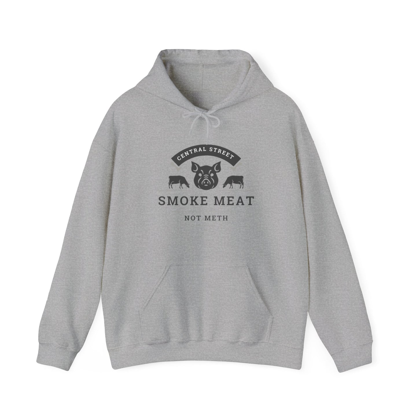 SMOKE MEAT NOT METH Unisex Heavy Blend™ Hooded Sweatshirt