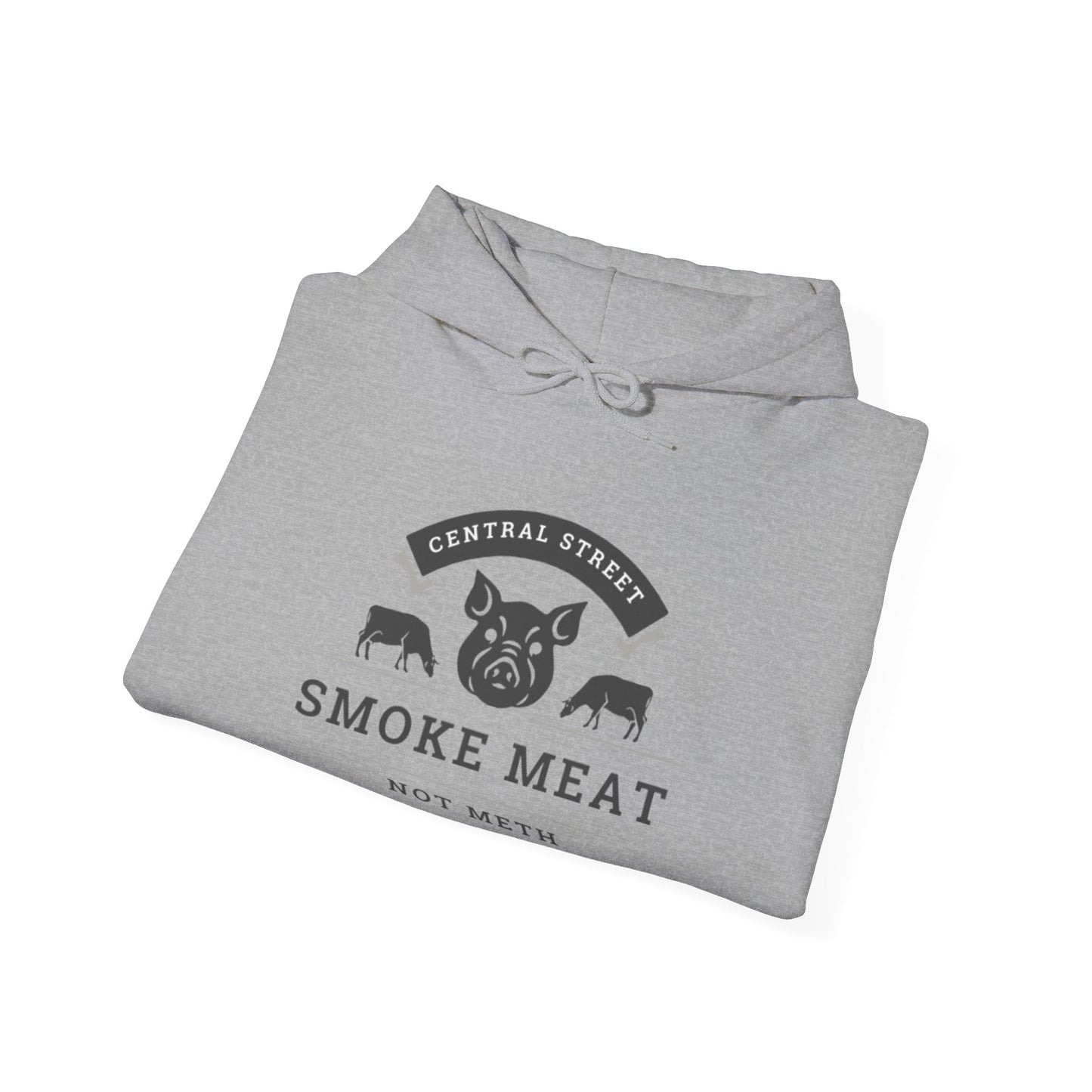 SMOKE MEAT NOT METH Unisex Heavy Blend™ Hooded Sweatshirt