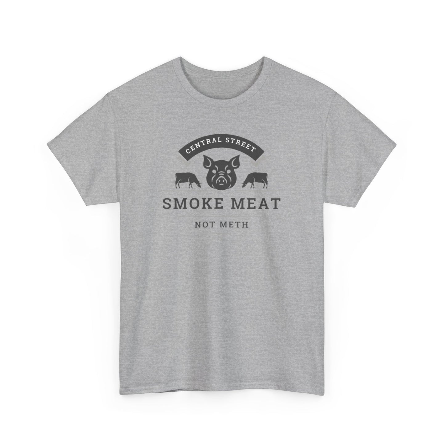 SMOKE MEAT NOT METH Unisex Heavy Cotton Tee