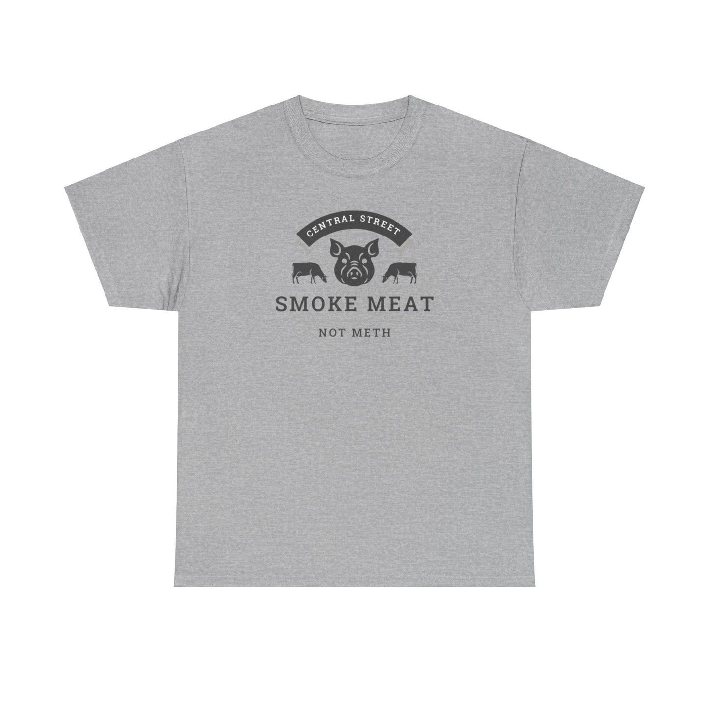 SMOKE MEAT NOT METH Unisex Heavy Cotton Tee